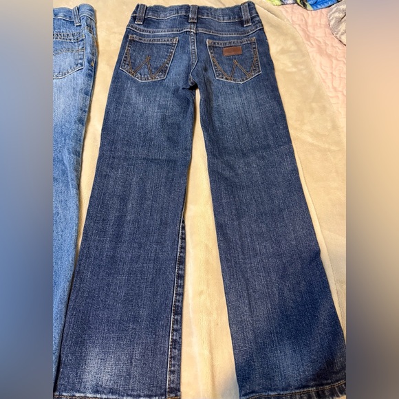 Cinch & Wrangler Retro Kids Western Blue Jeans size 6 Slim - Picture 3 of 9
